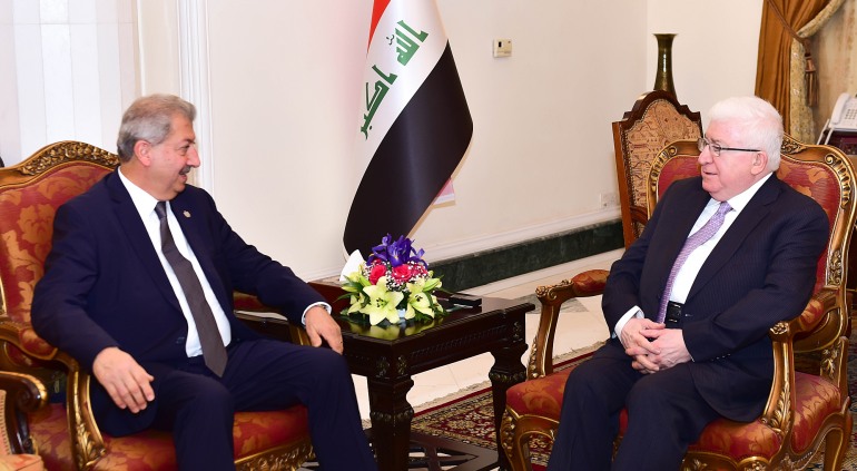 الرئيس معصوم يدعو الى تنشيط التعاون بين العراق والهند