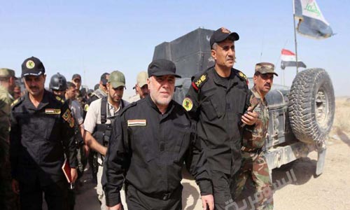 العبادي يصل الموصل واعلان بيان النصر 