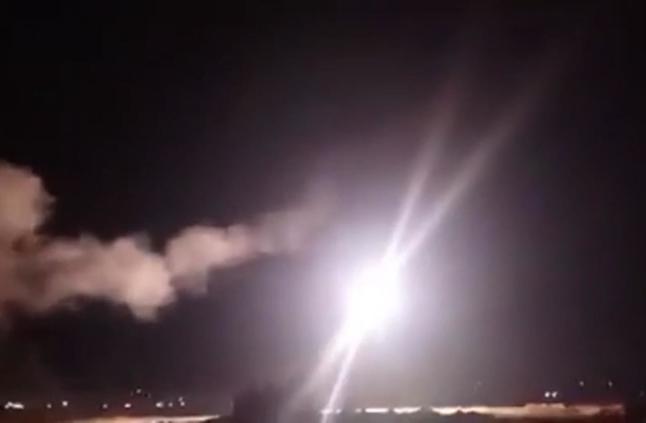 دمشق تتصدى لصواريخ اسرائيلية 