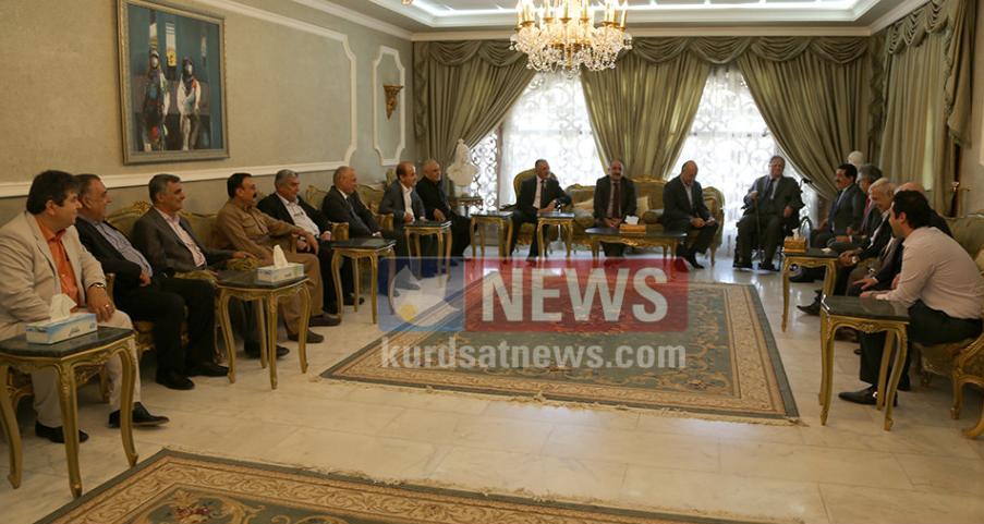 الرئيس مام جلال يلتقي اعضاء المكتب السياسي  للاتحاد الوطني