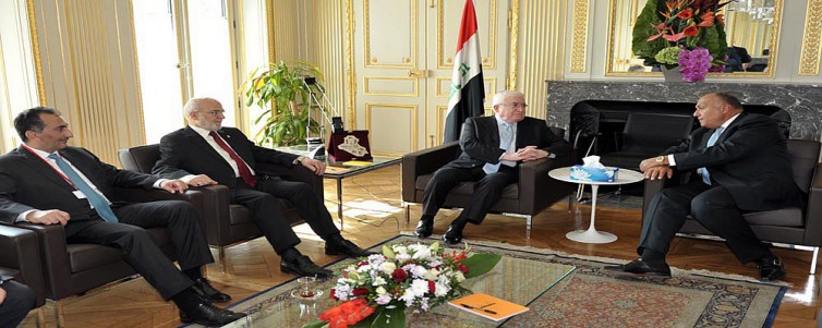 رئيس الجمهورية يبحث الاوضاع الأمنية مع وزير الخارجية المصري
