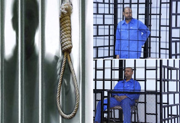الحكم بإعدام نجل القذافي ومسؤولين عسكريين
