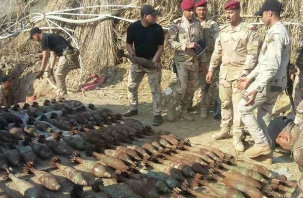 العثور على كدس للأسلحة جنوبي بغداد
