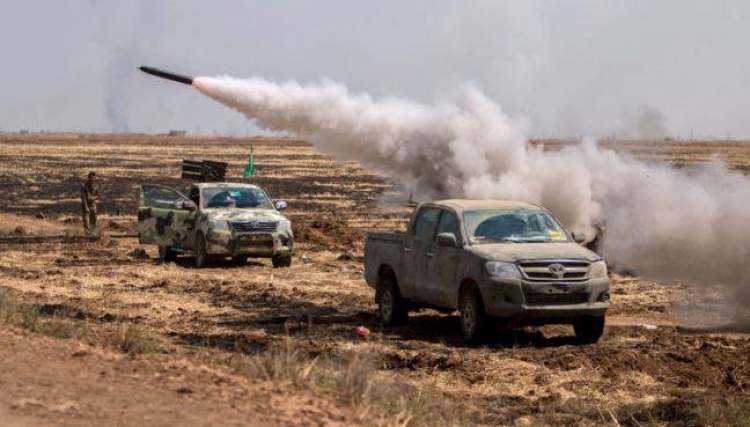 أحرار الشام يقصف تلعرن بالصواريخ وقذائف الهاون