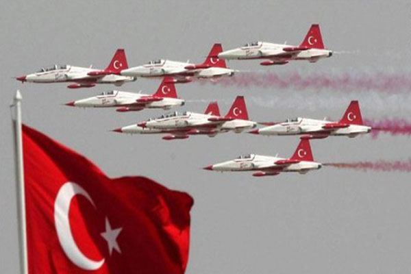 مقاتلات تركية تقصف 3 مواقع لداعش في سوريا
