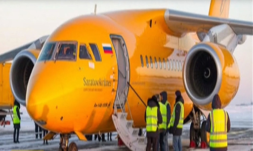 بالفيديو.. لحظة تحطم الطائرة الروسية