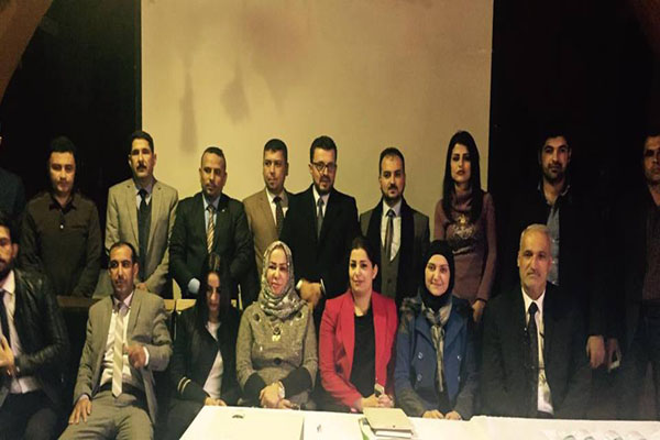 مجموعة من المحاميين في شبكة المحاميين العراقيين 