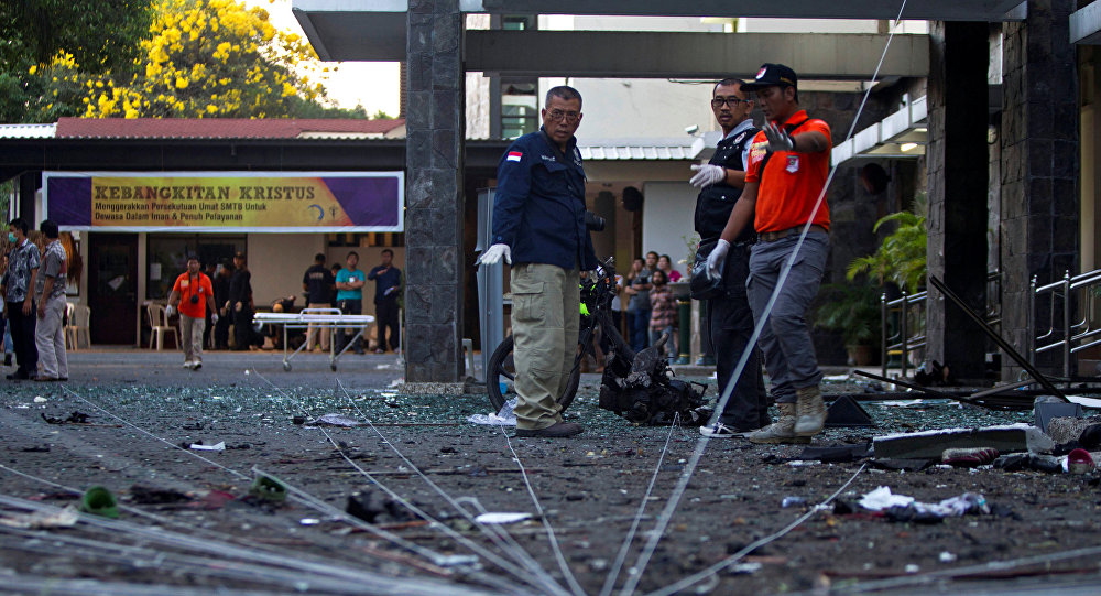 انفجار في مبنى للشرطة بإندونيسيا
