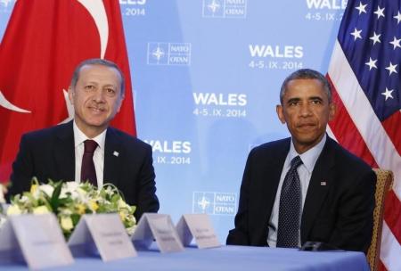 اردوغان واوباما يناقشان التعاون بشان سوريا