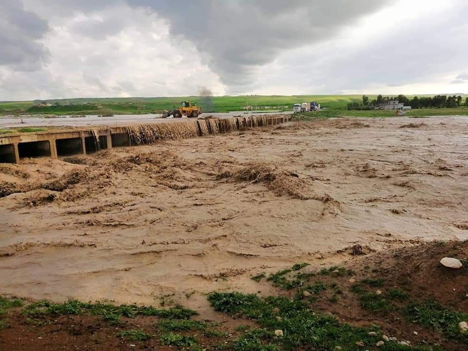 موجة من الامطار والبَرَد تجتاح مناطق باقليم كوردستان