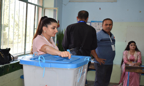 بالصور.. التصويت الخاص في انتخابات اقليم كوردستان