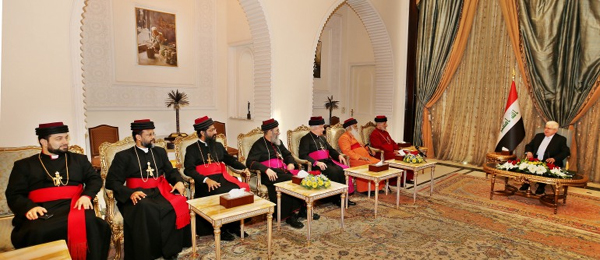 الرئيس معصوم: هجرة المسيحيين تمثل خسارة للعراق 