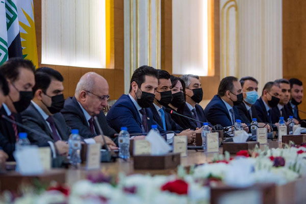 صور.. بدء اجتماع برلمان كوردستان والوفد المفاوض