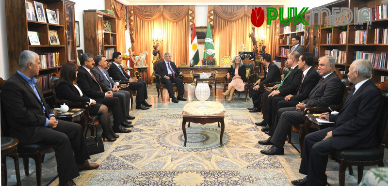 الرئيس مام جلال يقيم اداء حكومة اقليم كوردستان