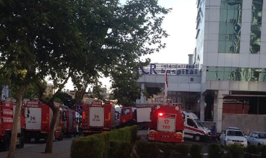 مصرع واصابة 7 اشخاص بحريق مستشفى في شمالي كوردستان