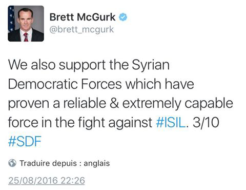 ماكغورك: سنواصل دعم قوات سوريا الديمقراطية