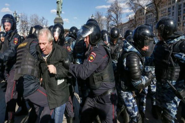 واشنطن تندد بقمع مظاهرات المعارضة في روسيا