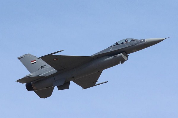 طائرات F16 تحلق في سماء اربيل والسليمانية