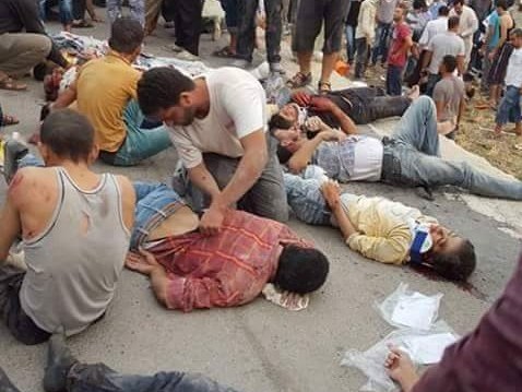 مصرع 20 سورياً بسقوط شاحنة من أعلى جسر بأنطاكيا