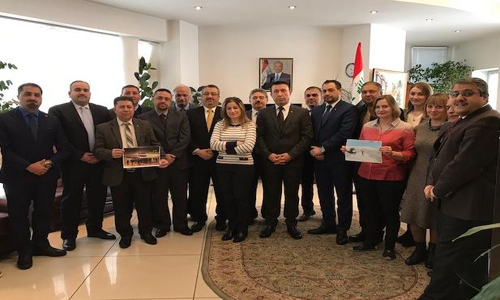 السفارة العراقية في اوكرانيا تحتفل بيوم النصر
