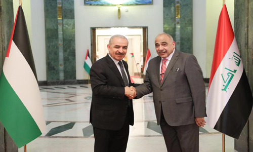 العراق يتسلم وثيقة ملكية من فلسطين