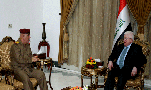  الرئيس معصوم يؤكد على الملف الامني في بغداد