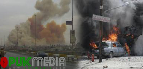 استشهاد واصابة 23 شخصا بانفجارين في بغداد