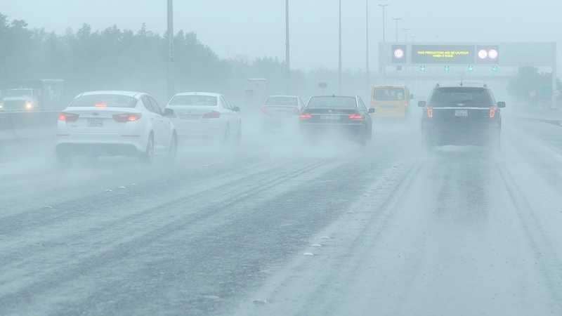 استمرار هطول الامطار في اقليم كوردستان 