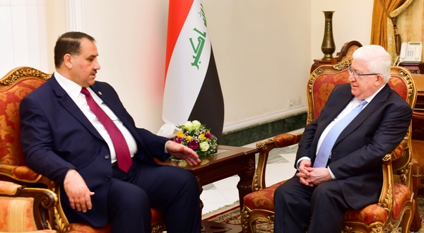 الرئيس معصوم يؤكد تواصل وتعزيز العلاقات بين بغداد والرباط