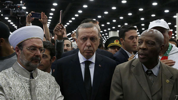 أردوغان.. سلطان غاضب في وداع كلاي