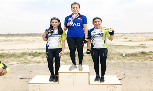 نتائج متقدمة لفتيات نوروز للدراجات في بطولة العراق