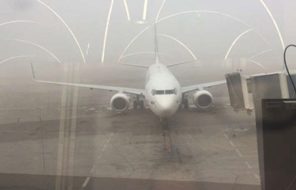 توقف حركة الملاحة الجوية بمطار بغداد  