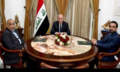 بدء اجتماع طارئ للرئاسات الثلاث في بغداد