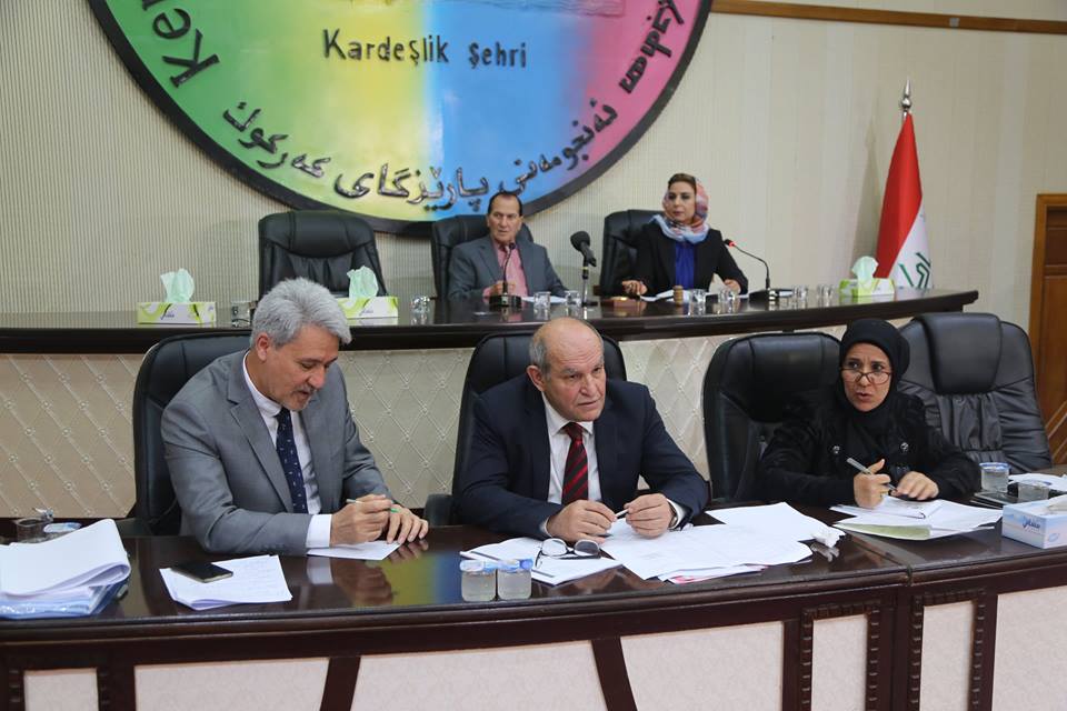 مجلس محافظة كركوك يناقش مناقلة تخصيصات البترودولار