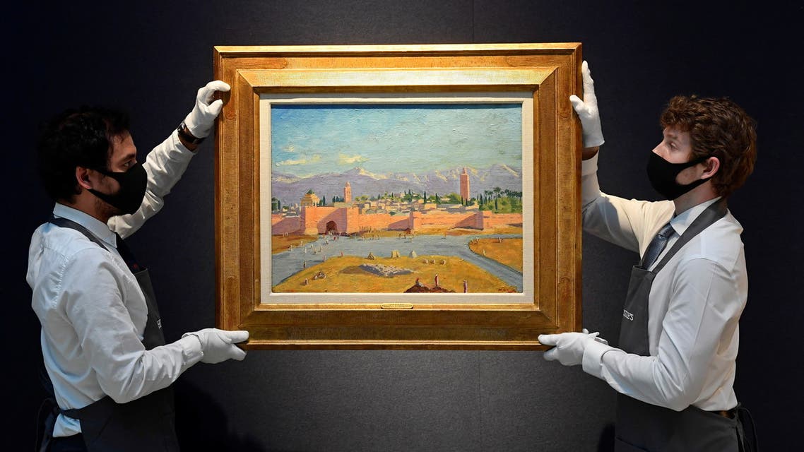 لوحة رسمها تشرشل لمسجد بالمغرب تباع بـ9.7 مليون دولار
