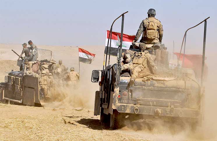 القوات الأمنية تواصل تقدمها في ايمن الموصل