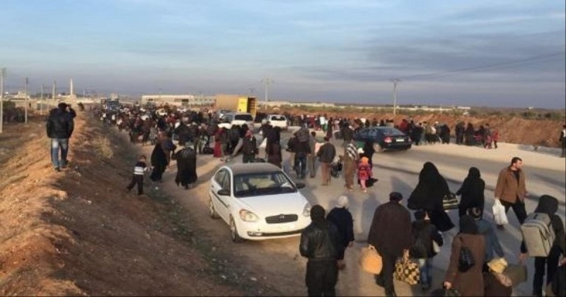  المرصد: نزوح الآلاف من ريف حلب الى مناطق سيطرة الكورد