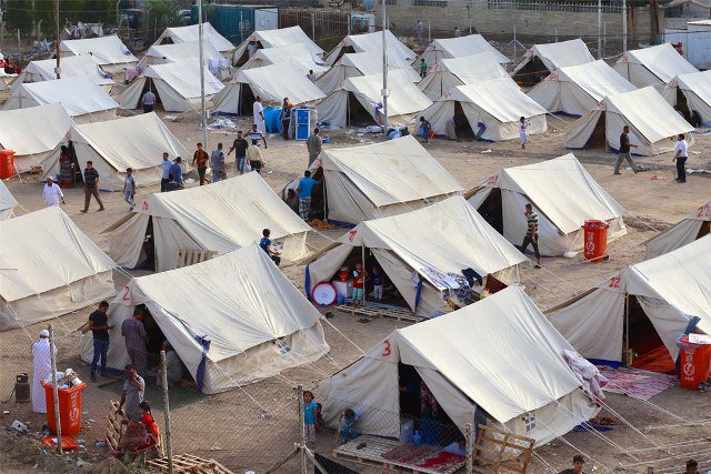 الهجرة تفتتح مخيماً جديداً لاستقبال نازحي الانبار