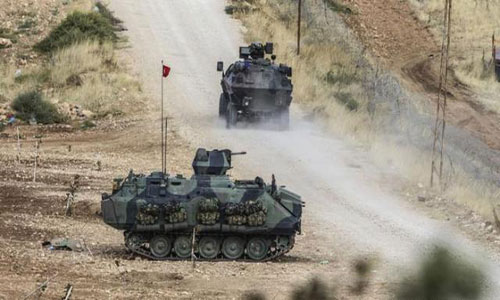 تركيا تدفع بقواتها داخل سوريا