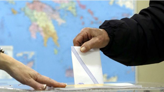 اليونانيون يصوتون في إنتخابات مصيرية 