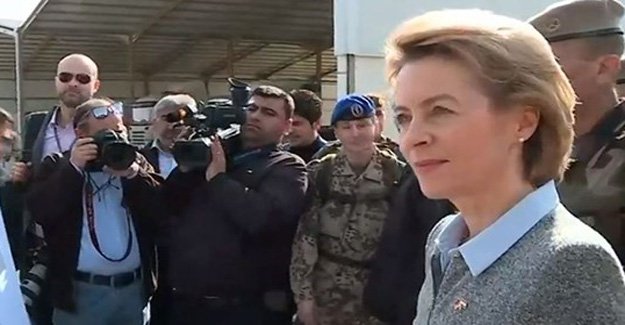 وزيرة الدفاع الألمانية أورسولا فون دير لاين تزور البيشمركة