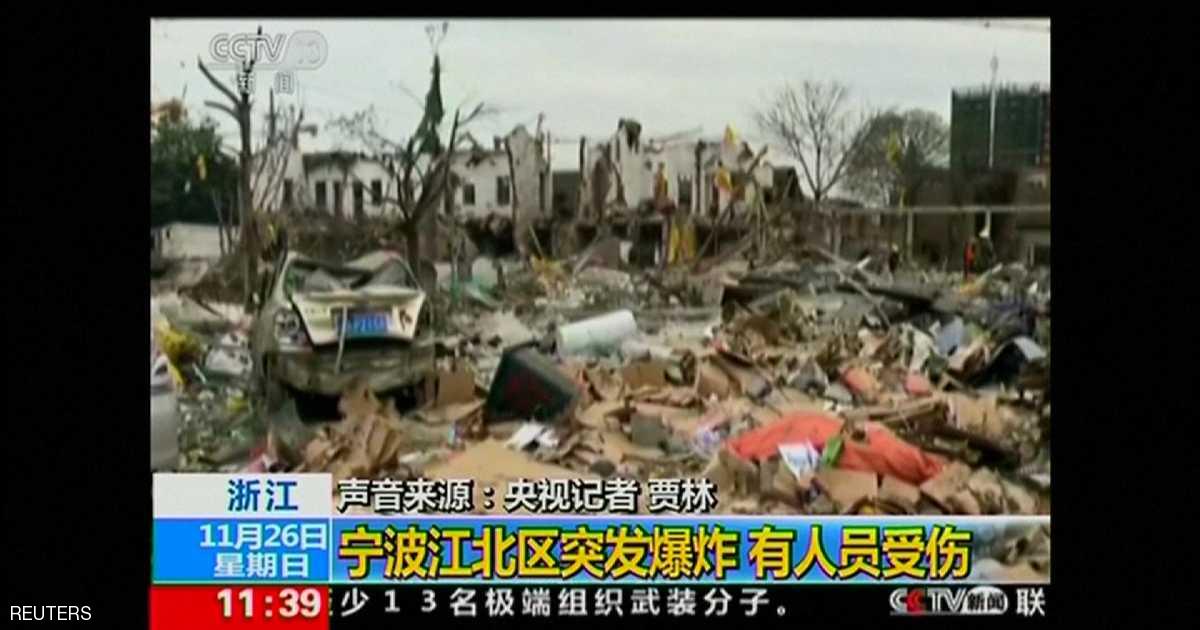 عشرات الجرحى ودمار هائل جراء انفجار في الصين
