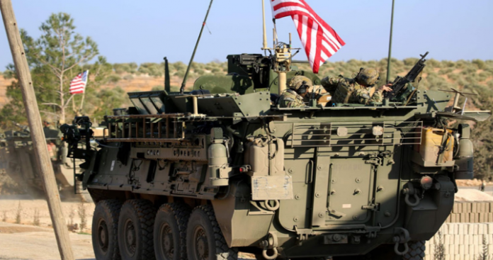 آلية عسكرية أمريكية في غرب كوردستان 