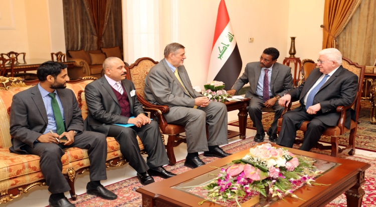 رئيس الجمهورية يدعو لعقد مؤتمر دولي للنازحين في العراق