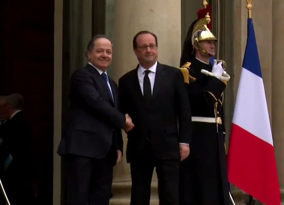 هولاند: فرنسا تستمر بتقديم الدعم للبيشمركة