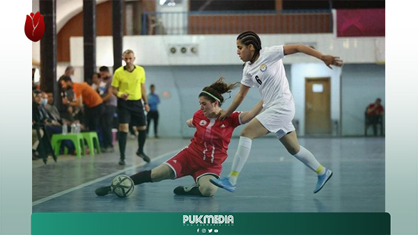 غاز الشمال يفوز علی الزوراء في دوري الكرة النسوي للصالات  