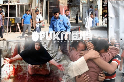 محافظة بغداد كانت الأكثر تضرراً إذ بلغ مجموع الضحايا المدنيين هناك 1165