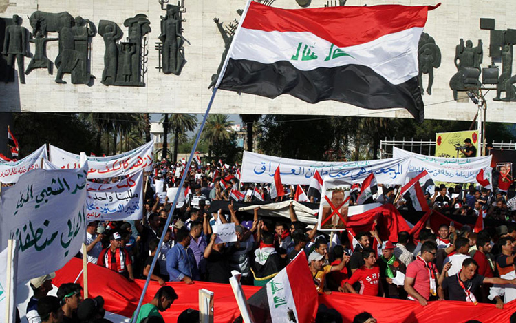 بغداد... تظاهرة مليونية في ساحة التحرير 