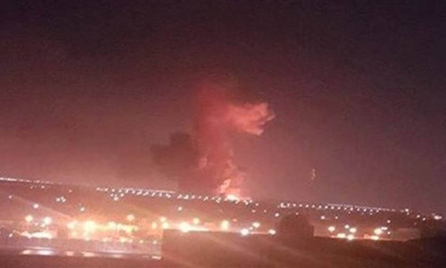 وقوع انفجار ضخم قرب مطار القاهرة