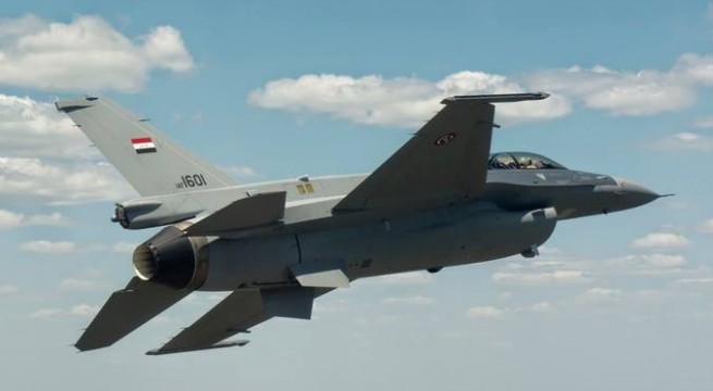 F16 العراقية تقتل عشرات الارهابيين بالحويجة
